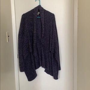 Purple Sweater Cardigan